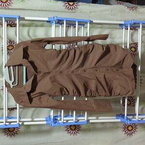 Zara Elegant Brown Dress